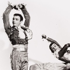 Siegfried Enkelmann vintage print, Ina Priefert, Karl-Heinz King, „Bolero“, 1961