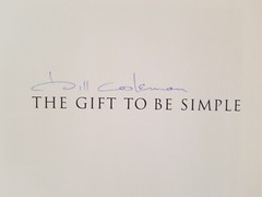 NEW BILL COLEMAN AMISH LIFE PHOTO/ SIGNED BOOK/ CATALOGUE LOT GIFT TO BE SIMPLE