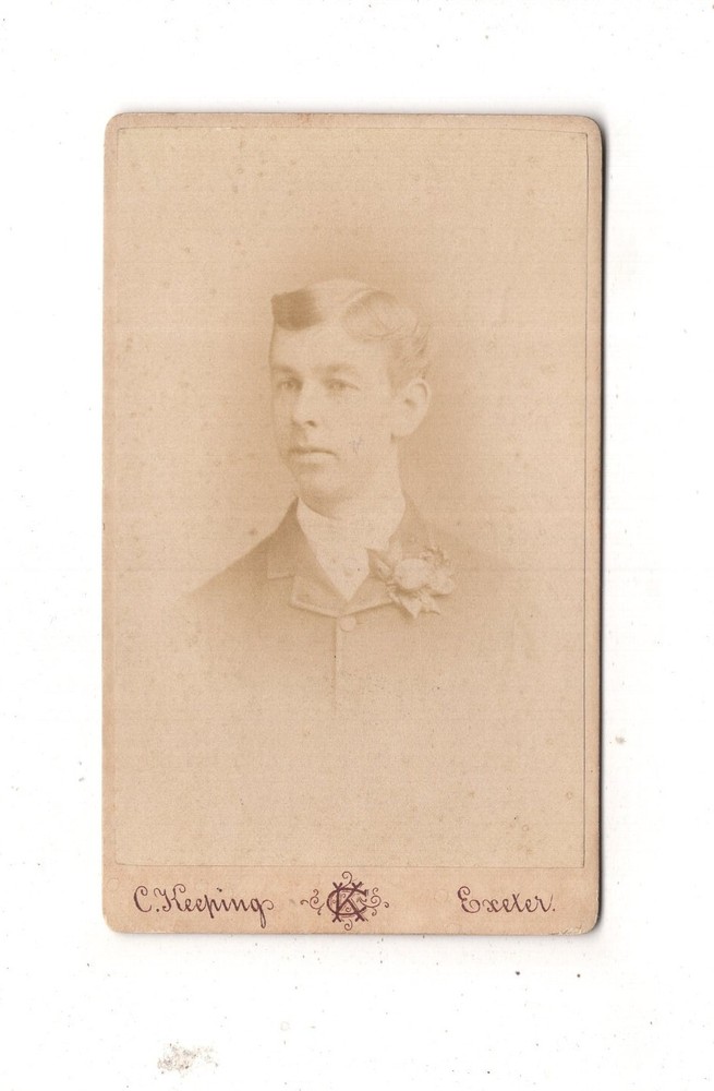 CDV Photo Man Portrait – Exeter Circa 1880