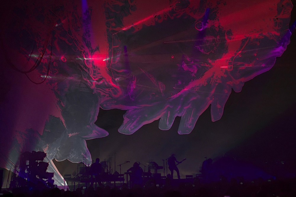 «Black» Nine Inch Nails live 9»x12» photographic print photomontage