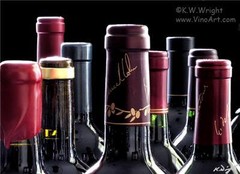 WINE ART Original Photo Decor Napa Cabernet BIG 13×19 KELLY WILLIAM WRIGHT