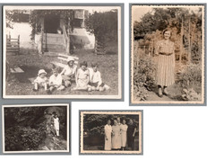 4 photos Schreyer Blankenburg Schauenburgfelsen Friedrichsroda 1920s (F2029)
