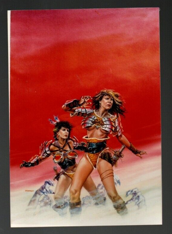 DAVID DORMAN Circa 1980’s Photographic Science Fiction GGA Art! 5″ X 3-1/2″