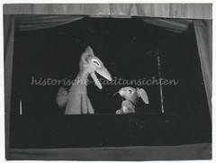 Hamburg Puppet Theatre – Mouse & Fox? Vintage Photo 1950s 1960s