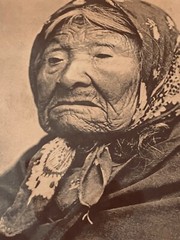 Edward Curtis Princess Angeline 16 x 10 Sepia Print Native American EUC