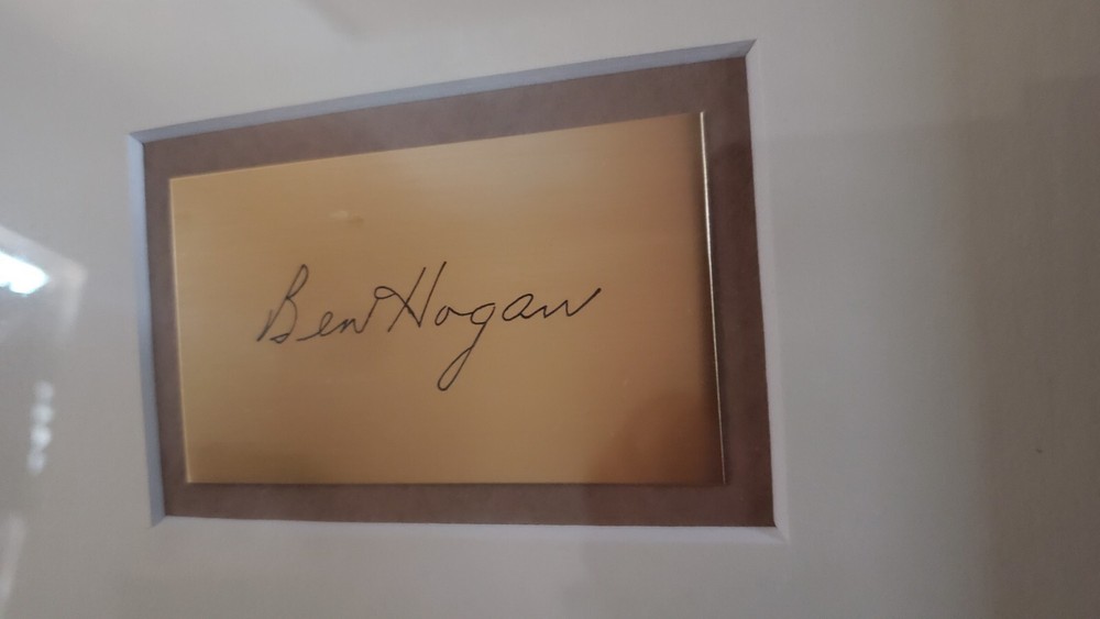 vintage wall collector Ben Hogan