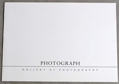 1981 Gallery Exhibition Invitation Photographs Arthur Elgort Mick Jagger NYC