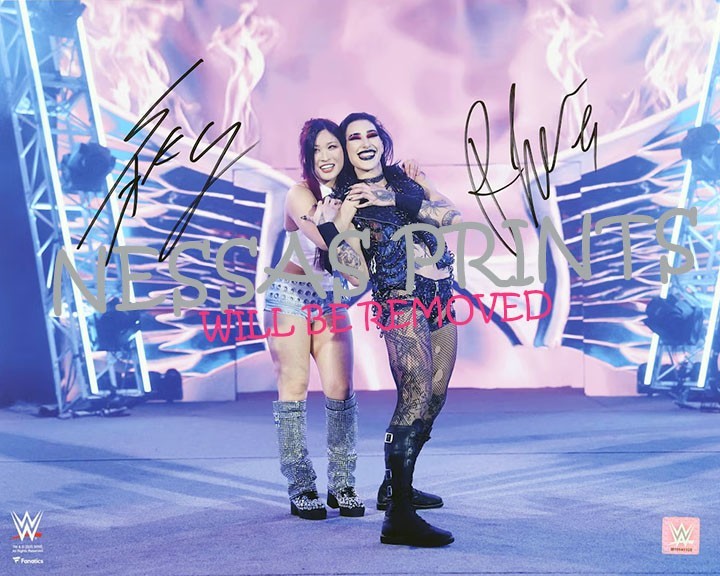 Iyo Sky & Rhea Ripley Photo Set REPRINTS 8″X10″