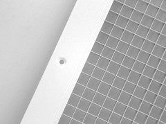 10″ x 12″ or 12″ x 10″ Cube Core Eggcrate Return Air Grille – Aluminum Rust P…