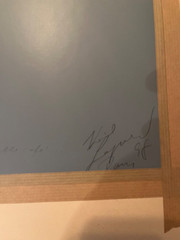 Karl Lagerfeld original- a Double Caffe, signed 1998 Paris * RARE*