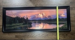 Panoramic Framed Photo (43 x 16.5) Grand Teton National Park Wyoming – Brand New