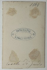 Italy Cascade Fondo c1860 Photo CDV “Fotografia G.Pirazzi Maffiola” Vintage