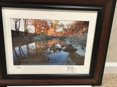 Set of Signed Photography 11 x 14 Matted, One Framed, Seashore and Lake Scene