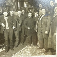 Vintage Early 1900’s Restaurant / Pub Owners Bartenders & Customers Photograph