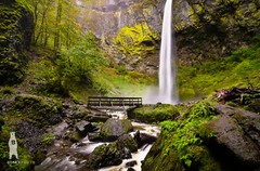 Elowah Falls – Columbia River Gorge – Oregon Waterfalls – PNW Fine Art Prints