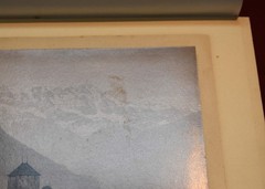 Antique Photograph, ‘Chillon et La Dent du Midi’, Possibly a Photogravure Print