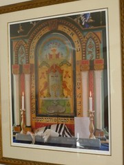 Neil Folberg original evercolor print «Rue Pavee Synagogue» Signed/Dated.27″x33″