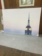 Empire State Building Giant Scale Plexiglass Mounted Photograph