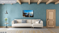 Lighthouse Sunset Limited Edition oregon ocean like Ansel Adams