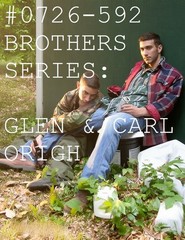 MALE PORTRAIT #0726-592-brothers series -greg & carl origh – freeShipUS