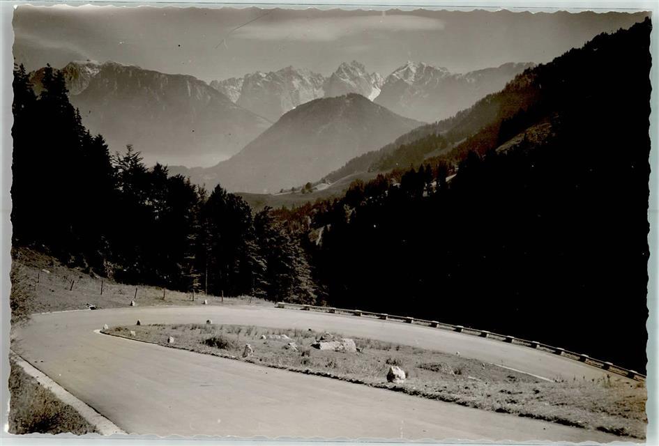 39673506 – 8163 Bayrischzell Alpine Road Photo Original from Archive of a