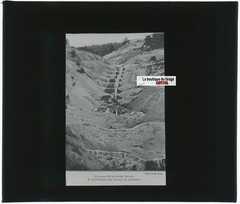 Torrent De La Grollaz, Photo Glass Plate, Black & White, Positive 8.5×10 Cm