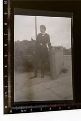 Great old negative woman in riding set??? Breeches Trousers 30-40s