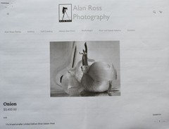 Original signed photograph by Alan Ross