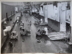 Photo 30X40cm Argentique Le Havre 1980 Vue Aérienne Industrie Normandie