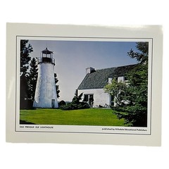 Old Presque Isle Lighthouse Print Hillsdale Publishers Michigan