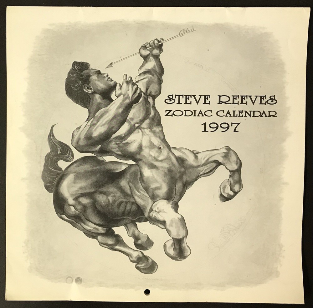 Vintage 1997 STEVE REEVES ‘Zodiac’ CALENDAR Fantasy Artwork Quite Scarce
