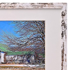 SCHELL Original Vintage Signed Long Island NY Barn Landscape Portrait Photograph