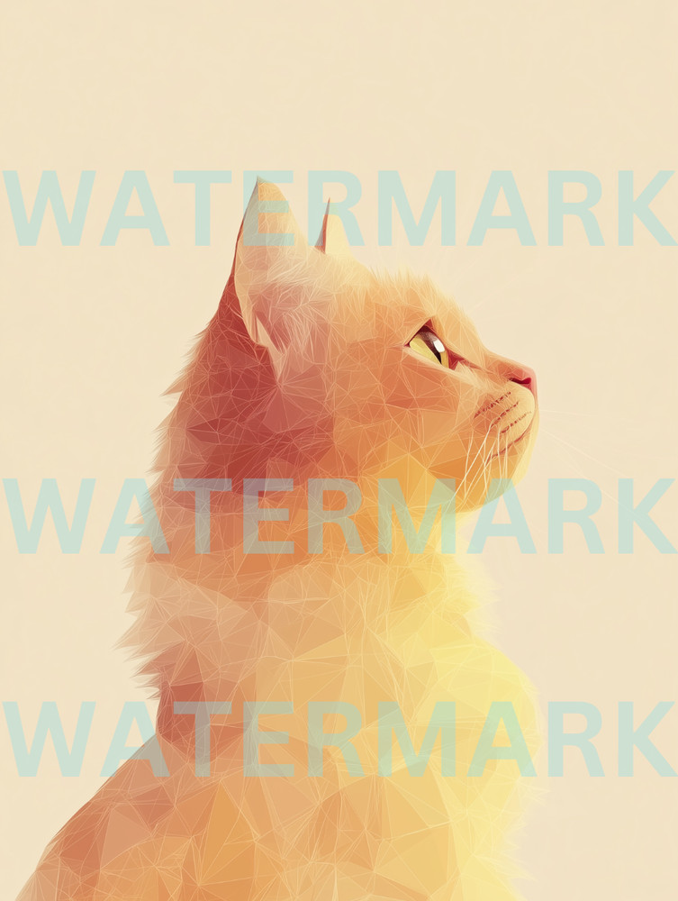 Digital Image Picture Abstract Art Cat Photo Wallpaper Animal Photograph