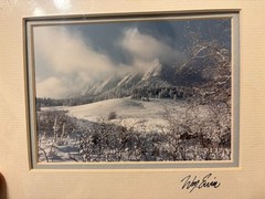 Vtg Natural Imagery «The Flatirons-Dance of Winter» Photo William Ervin Signed