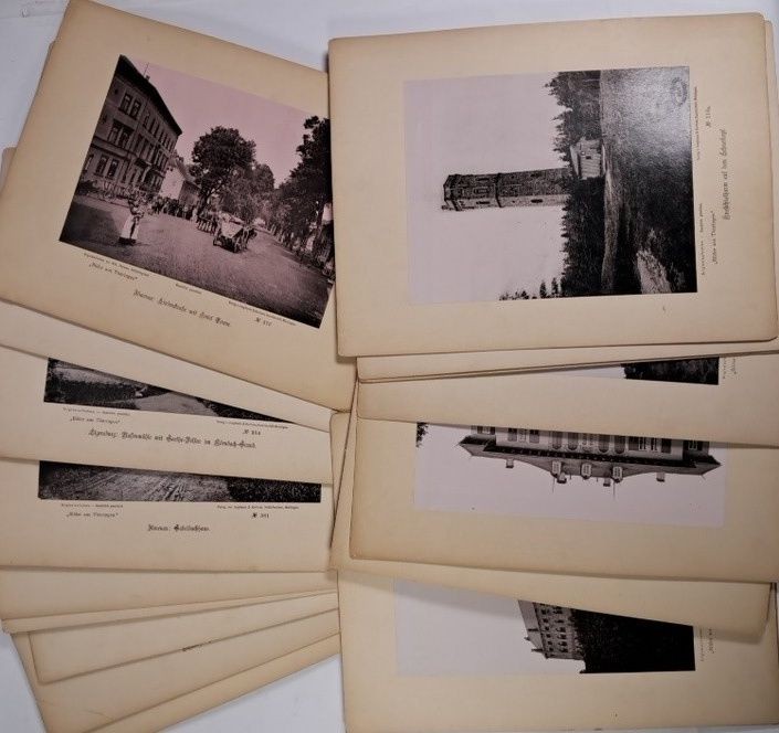 21 photographs pictures from Thuringia, publisher Junghanss & Koritzer, Meiningen 1890