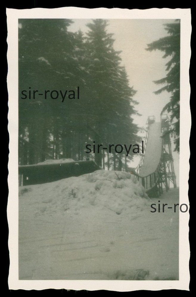 Schöneck 1952 – Erich Pop Jump – 1950s Vogtland Ski Jump – Photo 5x8cm