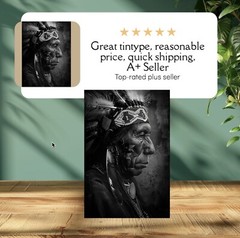 Native American Tintype Limited Edition Museum Series C00256RP