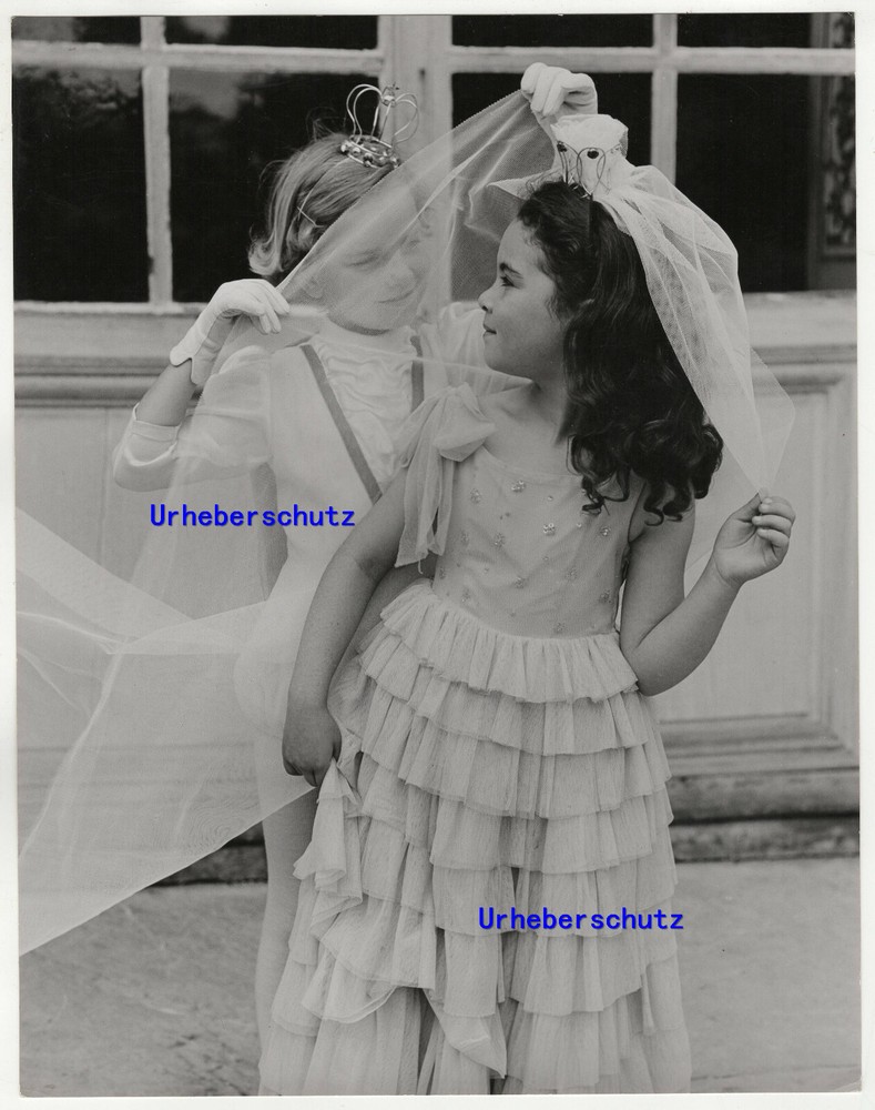 Großes Foto Photo 1950 Ballett Junge Ballerinas München Thilde Krämer 29x23cm 3