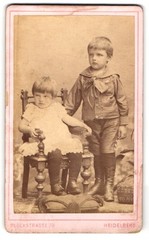 Photography Eduard Schultze, Heidelberg, Plöckstr. 79, Gerdrut and Georg Schulz i