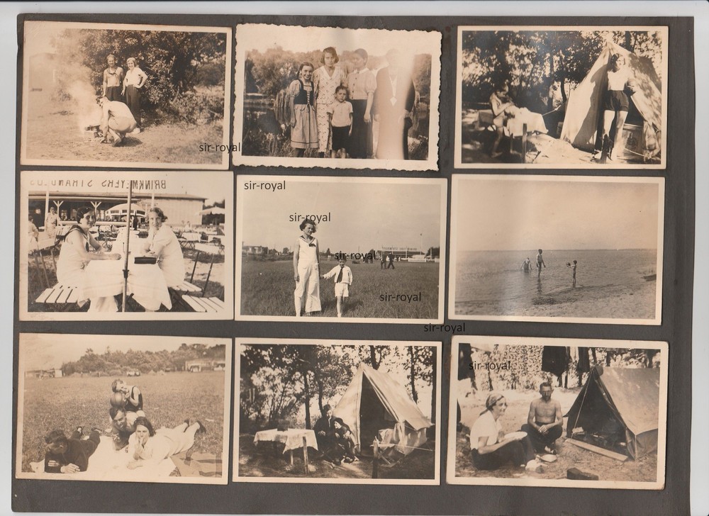 Dümmersee 1930s – Brinkmeyers Strandlust Cafe – Photo Album Page 29x21cm