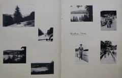 Old Photo Album from 1953, Switzerland Travel, Cars, Tram, Technology, Zurich, Freiburg