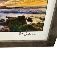 Whale Rock At Three Arch Bay Laguna Beach Framed Art Photo by MARK SANDERSON