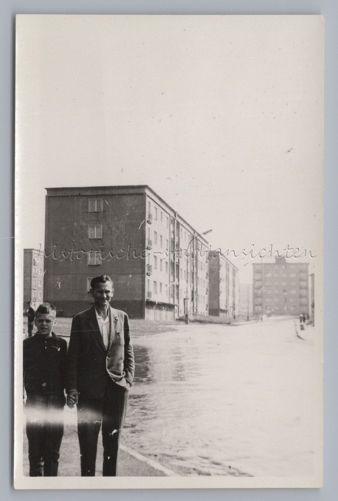 Karviná Karwin Karwina Silesia Czech Republic 1968 – Settlement Street – Photo 1960
