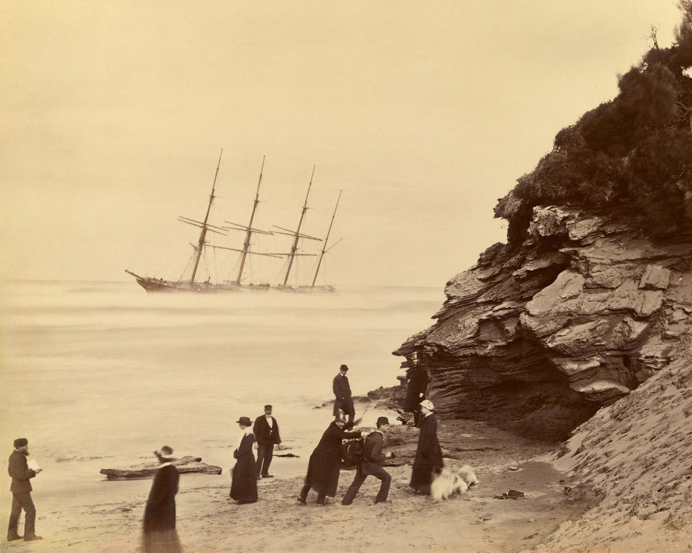 Wreck of the ship George Roper Point Lonsdale Photograph Print 8″x10″
