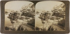 United States USA Cleopatra Terrace Mammoth Photo Stereo Vintage 1904
