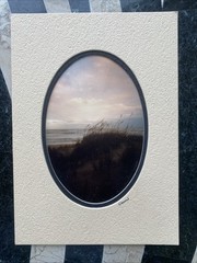 Gamow Beach Photography Wall Art Nature Ocean Sea Sky Seascape Signed Matted 7×5