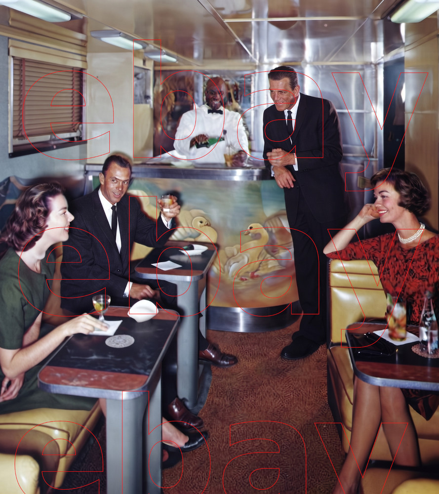 Photo Art Print of the California Zephyr’s Cocktail Lounge in March 1961
