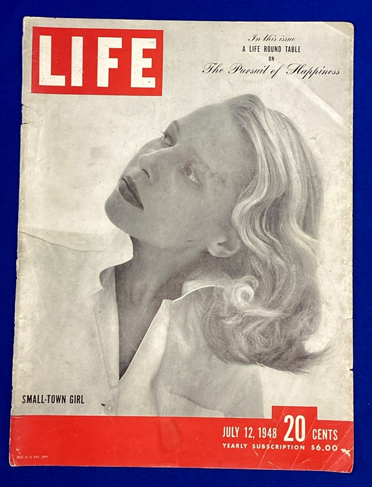 Vintage Life Magazine Cover For Framing Small Town Girl 1948