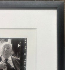 Vintage MARK SENNET ‘Family Plot’ ALFRED HITCHCOCK Portrait SIGNED Photograph
