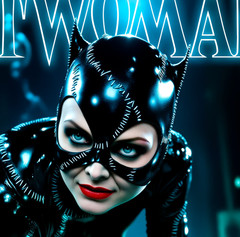 Catwoman 92 Michelle Pfeiffer Batman Returns Villain Metal Sign Wall Art 14″x11″